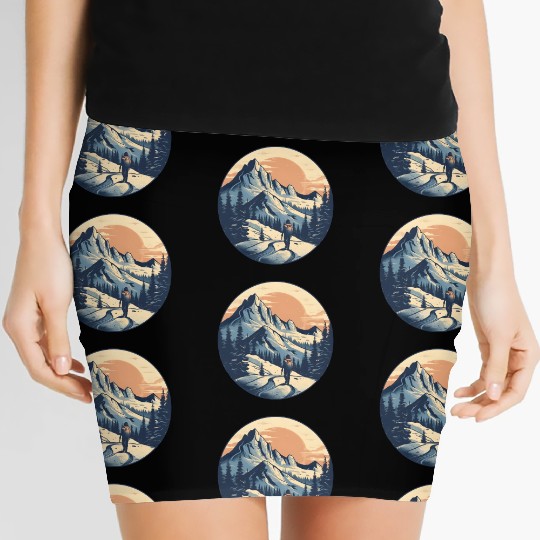 Mountain Adventure Women's Mini Skirts