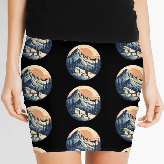 Mountain Adventure Women's Mini Skirts