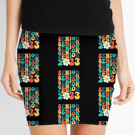 Senior 2023 Graduation Class Of 2023 Back To Schoo Women's Mini Skirts