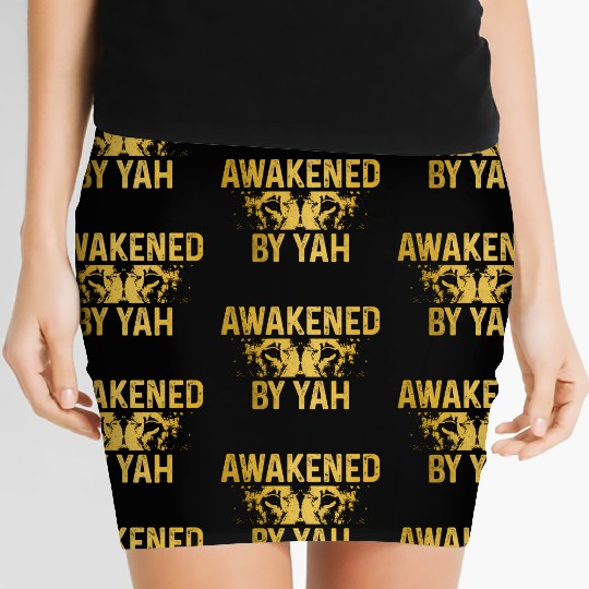 Israelite Hebrew Awakened By Yah Israel Lion Of Ju Women's Mini Skirts