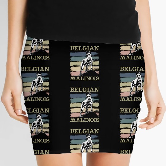 Belgian Malinois T Dog Women's Mini Skirts