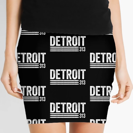 Detroit Men'S Detroit 313 Women's Mini Skirts