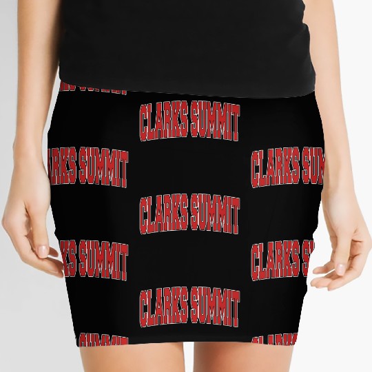ClarSummit Pa Pennsylvania Varsity Style Usa Sport Women's Mini Skirts