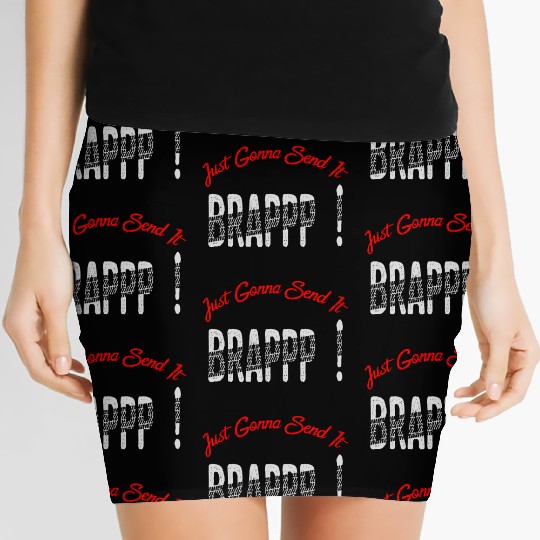 Just Gonna Send It Motocross Dirt Bike Snowmobile Women's Mini Skirts