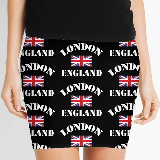 London England Tourist Women's Mini Skirts