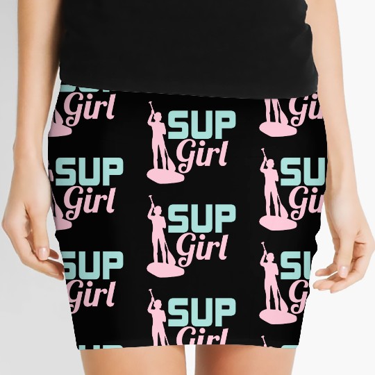 SUP Girl Stand Up Paddle Board Women's Mini Skirts