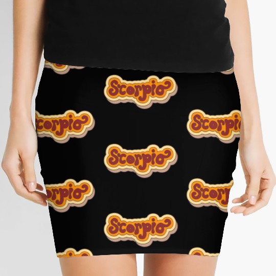 Amazing Scorpio Scorpio Women's Mini Skirts