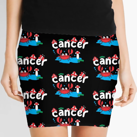 CANCER ZODIAC Women's Mini Skirts