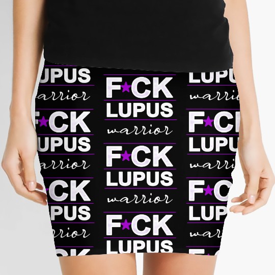 Fuck Lupus Warrior Women's Mini Skirts