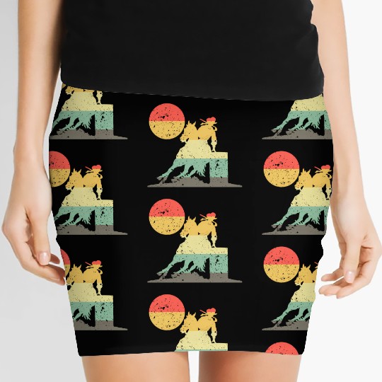 Barrel Racing Show - Barrel Racer Women's Mini Skirts