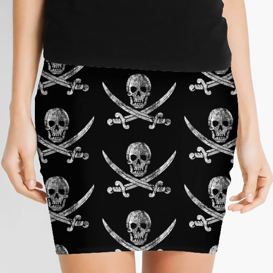 Pirate ull - Jolly Roger Flag Women's Mini Skirts