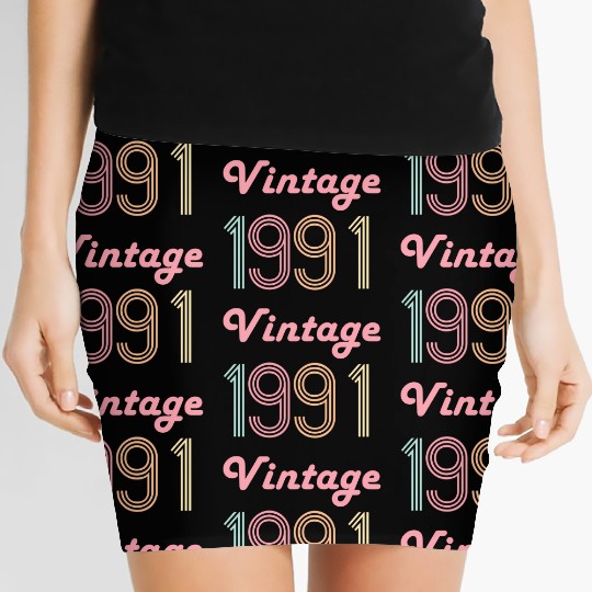 30Th 30 1991 Daughter Women's Mini Skirts