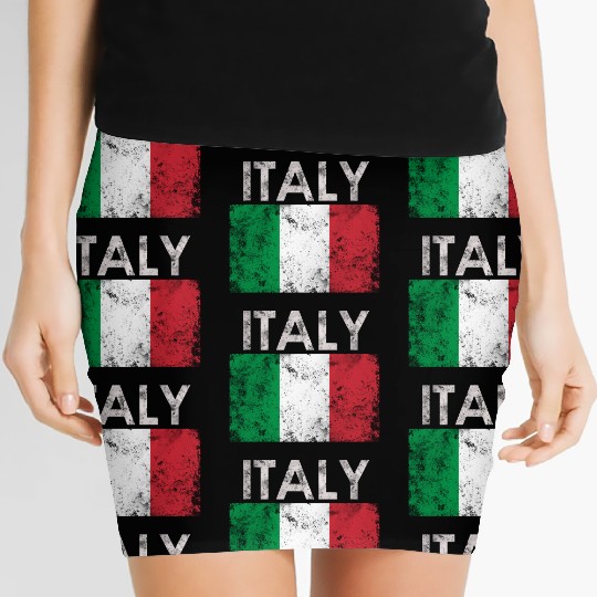 Italian Italy Flag Pride Women's Mini Skirts