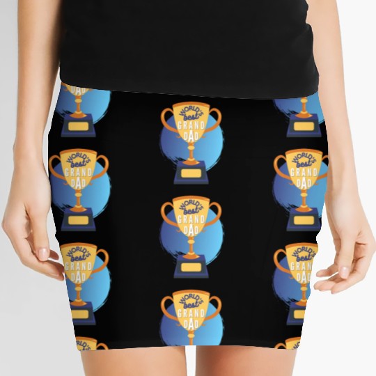 World s Best Grandad Trophy Women's Mini Skirts
