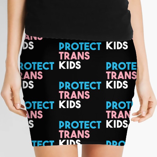 Protect Trans Transgender Pride Women's Mini Skirts