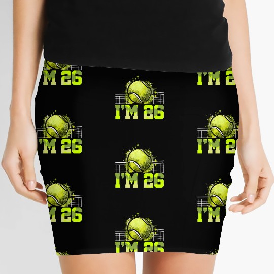 I'm 26 Racket Sports Tennis Player Adult 26th Women's Mini Skirts