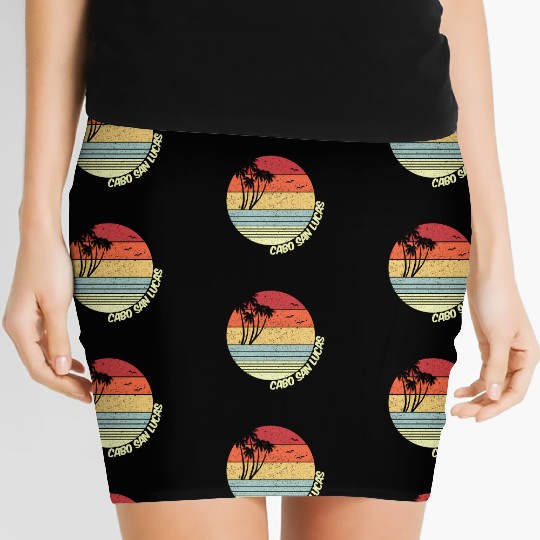 Cabo San Lucas Meco Beach Vacation Women's Mini Skirts