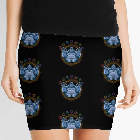 Chakras Meditating Gorilla Ape Monkey Women's Mini Skirts