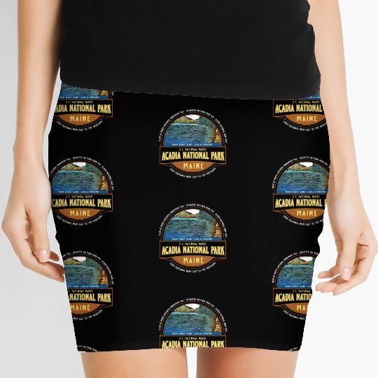 Acadia National Park Maine Vacation Women's Mini Skirts