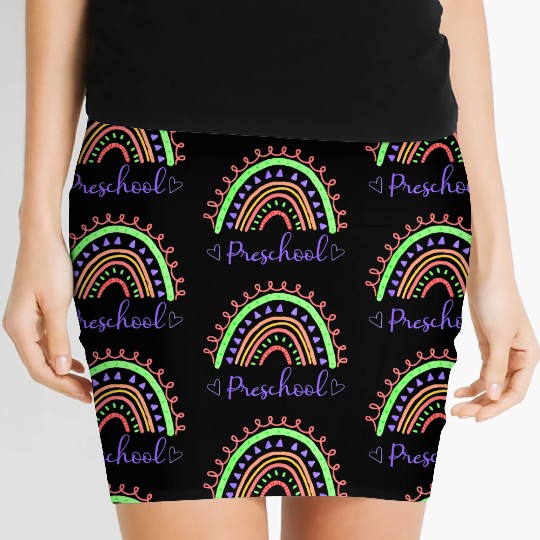 Preschool Teacher Back to School Women's Mini Skirts