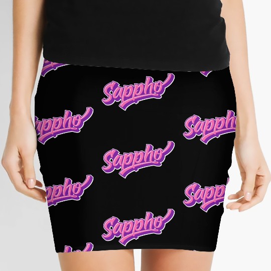 Sappho Greek Poet Symbol Of Lesbian Love Women's Mini Skirts