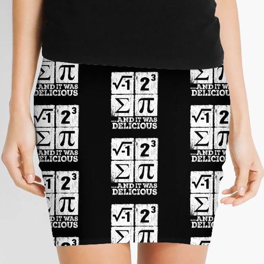 I 8 Sum Pi - I Ate Some Pie - Pi Day Nerd Geek Women's Mini Skirts