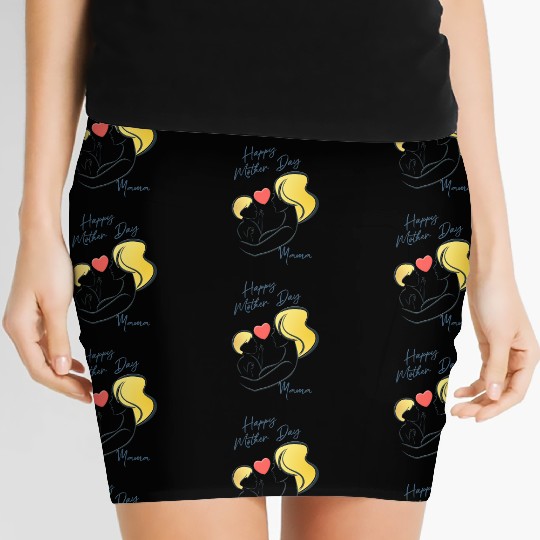 Happy Mother's Day Mom Women's Mini Skirts