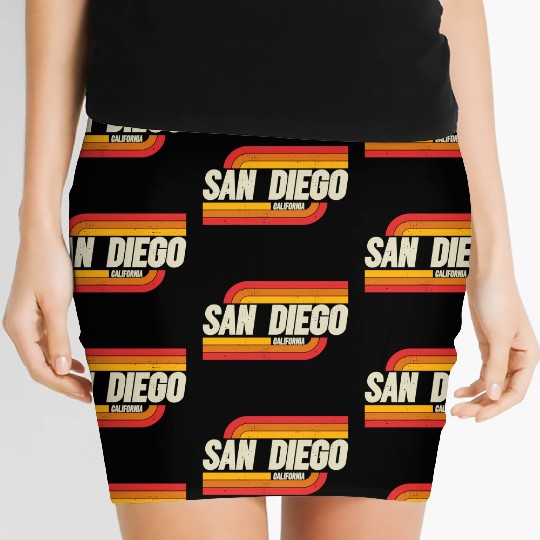 San Diego California Ca City Women's Mini Skirts