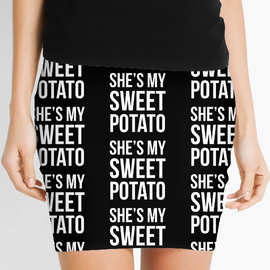 She s My Sweet Potato Women's Mini Skirts