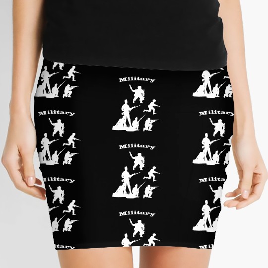 usa military soldiers in battle Women's Mini Skirts for you