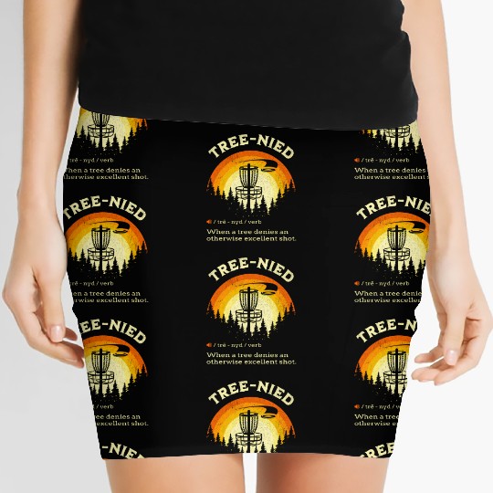 Disc Golf Stupid Tree Women's Mini Skirts