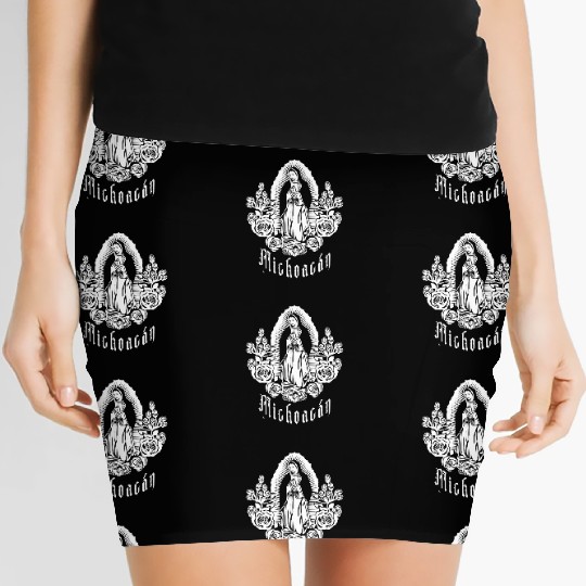 Santa Guadalupe Catholic Saint Of Meco Americas Mi Women's Mini Skirts