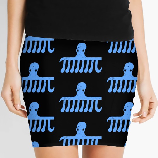 Science Nerd Math Mathematics Geek Pi Octopi Women's Mini Skirts