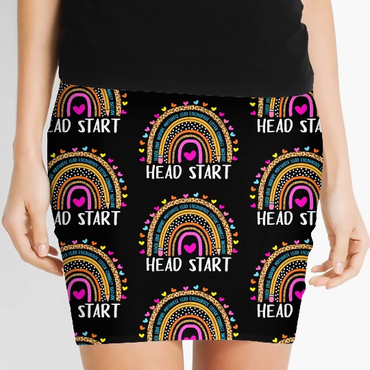 Back to School Head Start Squad Homeschool Women's Mini Skirts