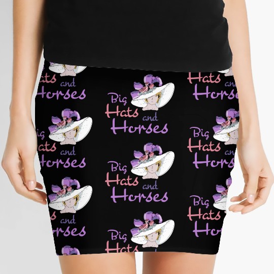 Big And Horses Derby Day Kentucky 2022-2023 Derby Women's Mini Skirts