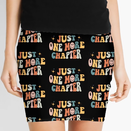 Just One More Chapter Book Literature Reading Poet Women's Mini Skirts