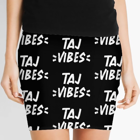 Taj Vibes Squad Family Reunion First Last Name Women's Mini Skirts