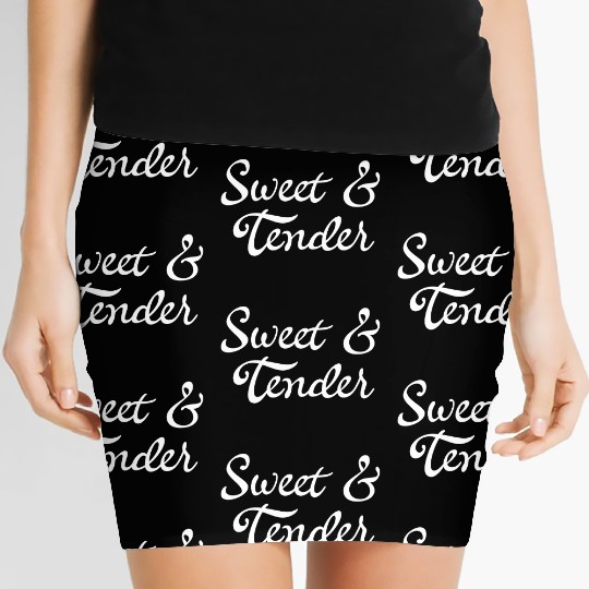 Artsy Sweet and Tender Signature Streetwear Women's Mini Skirts