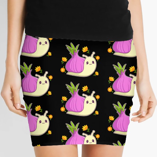 Aesthetic Kawaii Onion Women's Mini Skirts