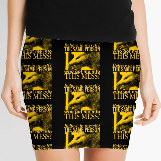 Believe in Myself Opossum Women's Mini Skirts