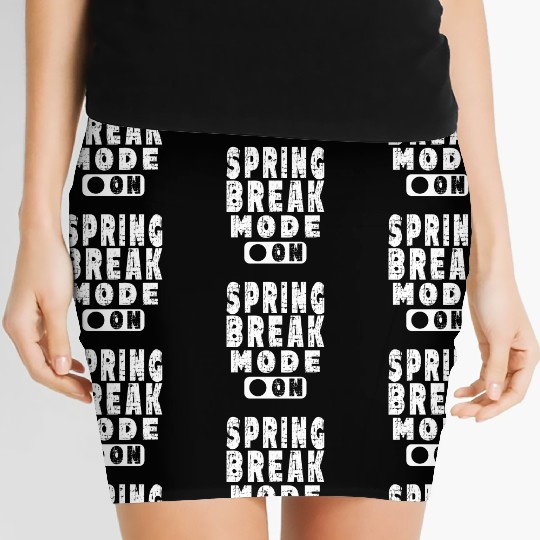 Spring Break Mode On Vintage Women's Mini Skirts