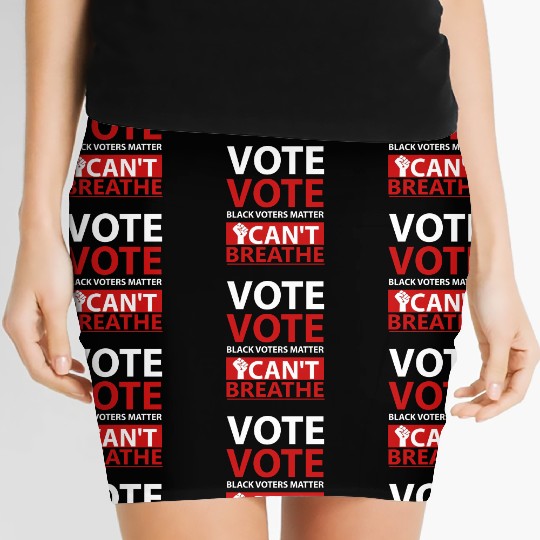 Black Voters Matter African Americ Women's Mini Skirts
