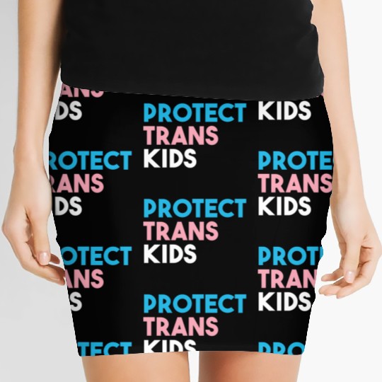 Protect Trans Transgender Pride Women's Mini Skirts