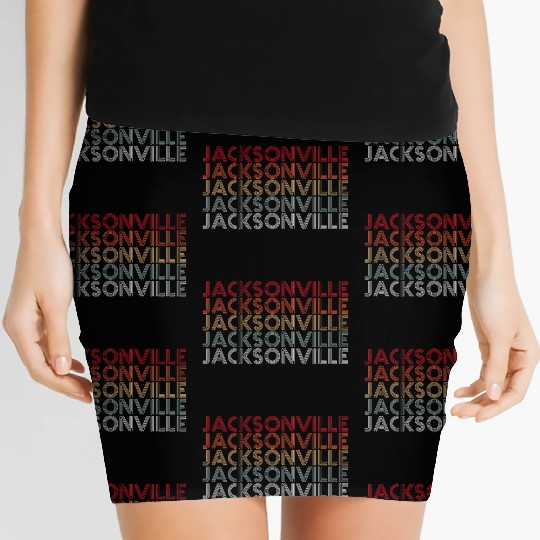 Jacksonville Florida Rainbow City Women's Mini Skirts