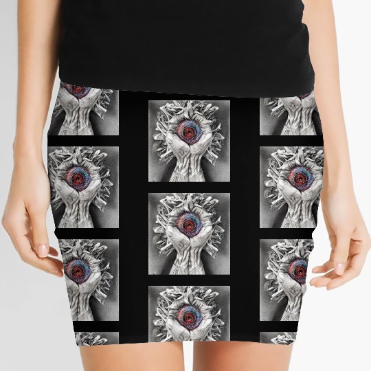Psychedelic imagination Who am I, where am I? Women's Mini Skirts