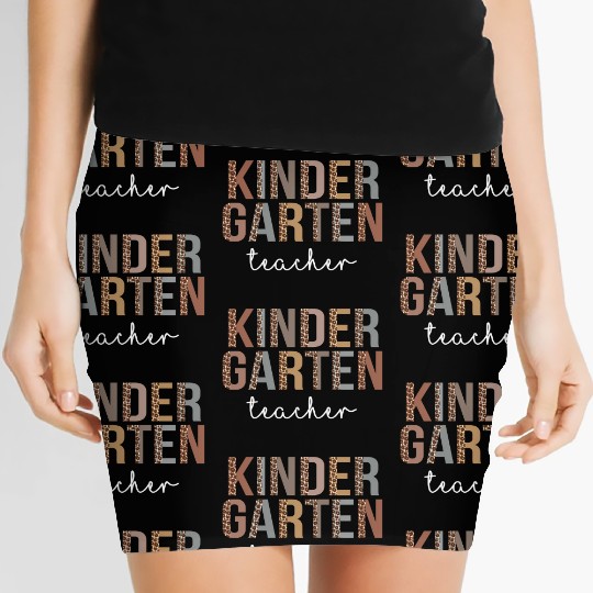 Kindergarten Teacher Back To School Appreciation L Women's Mini Skirts