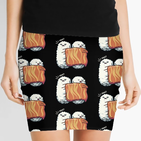 Sleeping Sushi Women's Mini Skirts