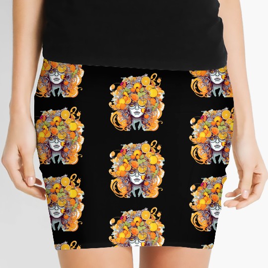 Psychedelic Retro Revival: Embrace the Groovy Vibe Women's Mini Skirts