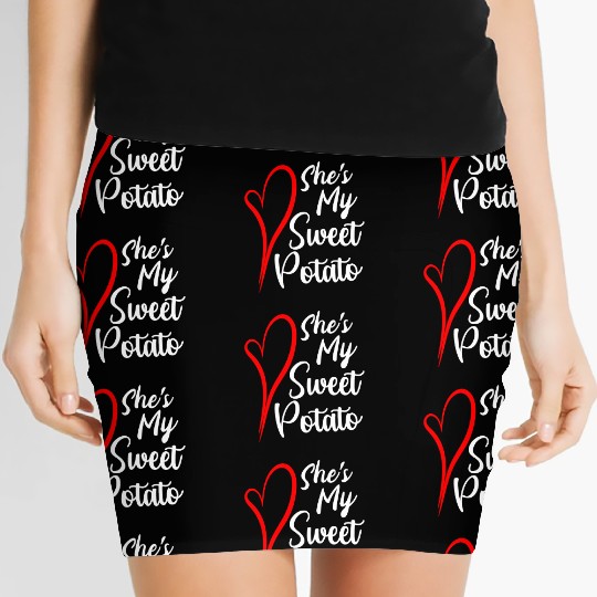 She s My Sweet Potato Women's Mini Skirts