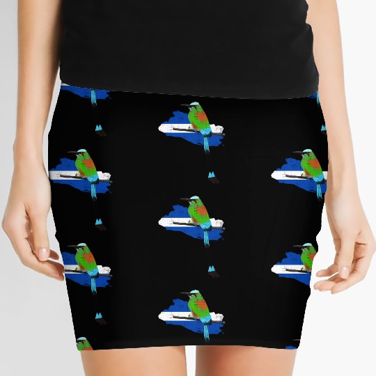 El Salvador Salvadoran Coat Salvadorian Torogoz Women's Mini Skirts
